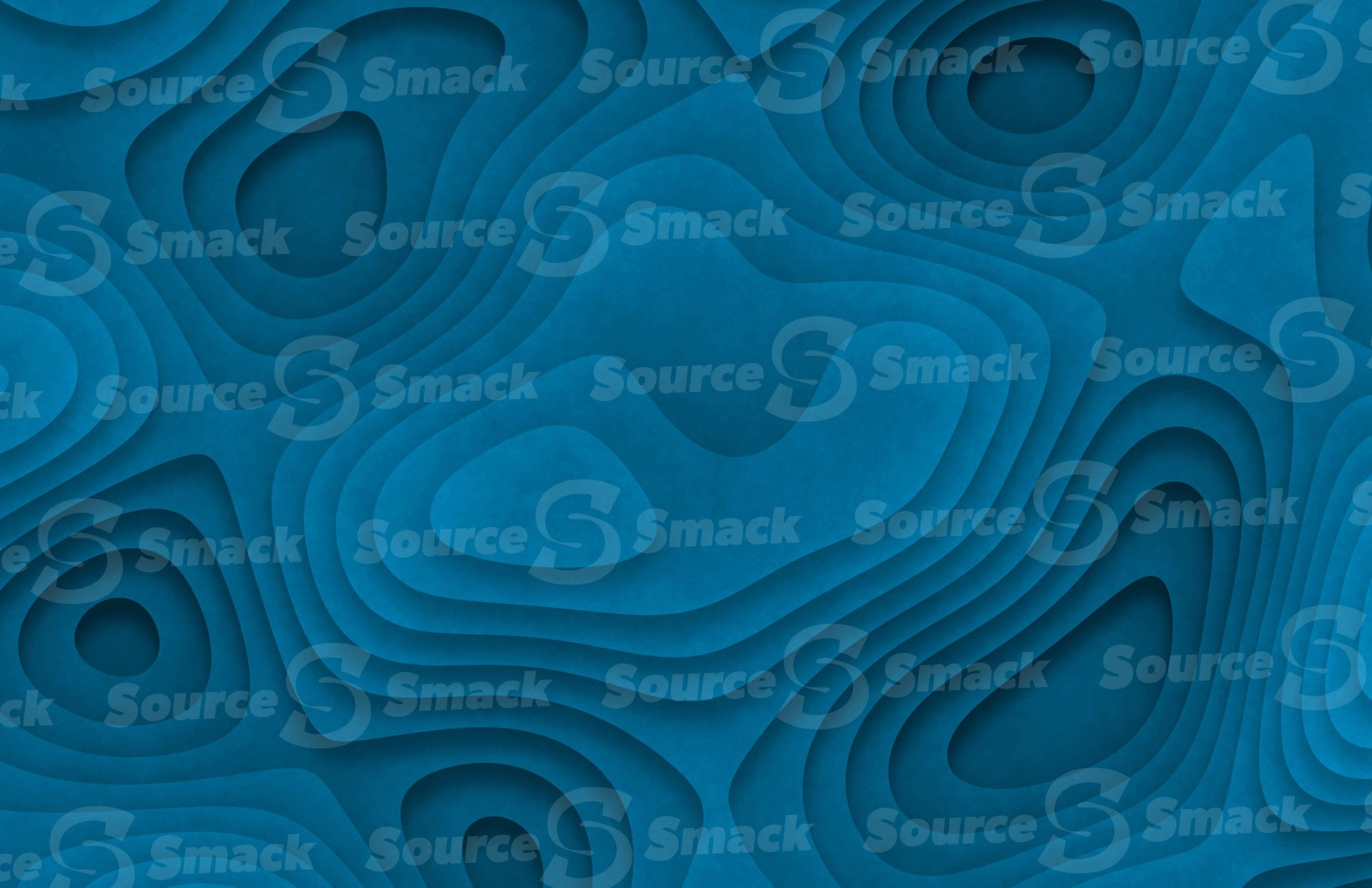 Blue mountain-like aerial view of a relief geometric background