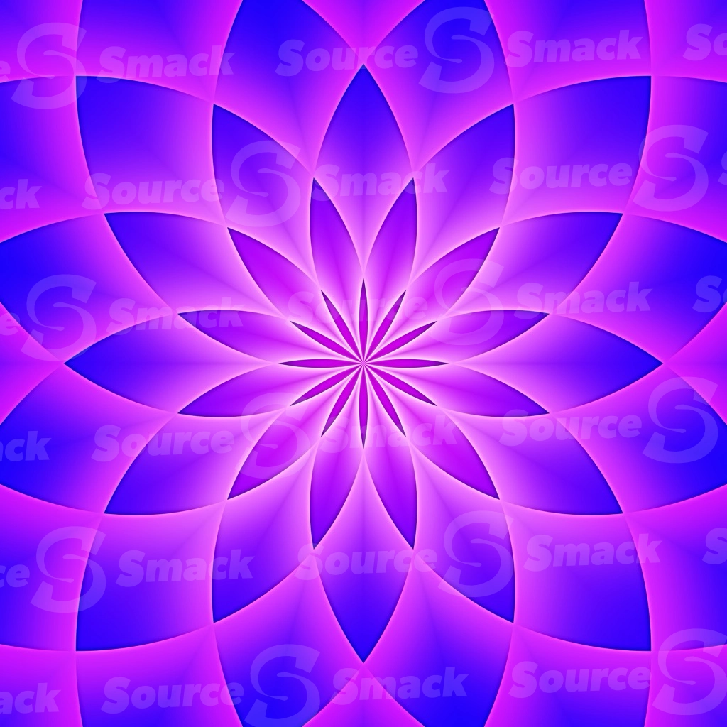 A geometrical intersecting gradual glowing swirl of colors