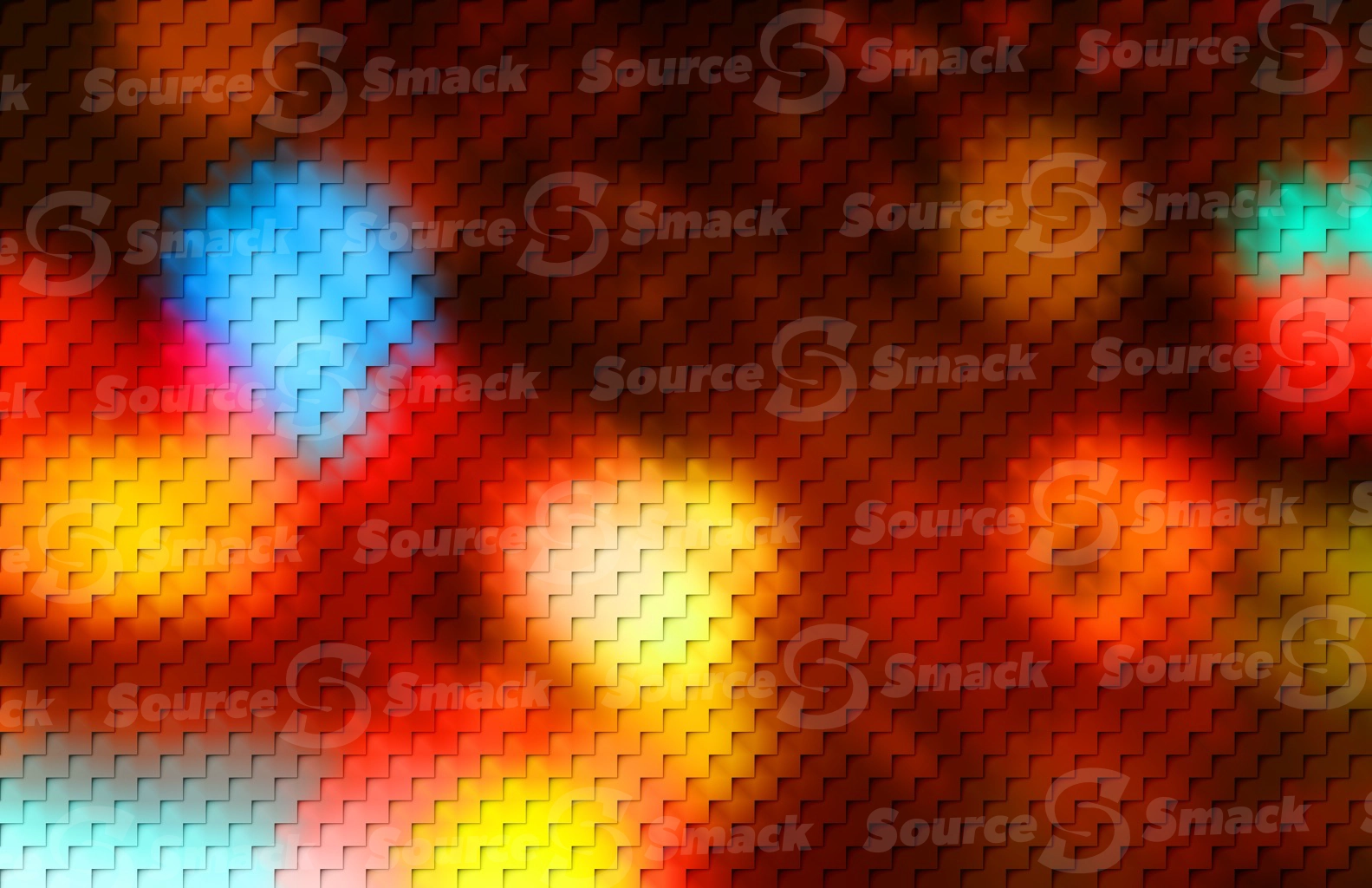 Colorful gradients with a step cut effect