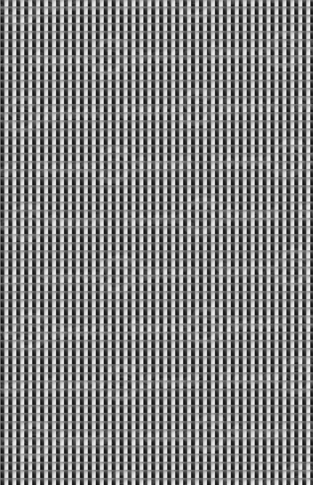 Metal grate pattern effect