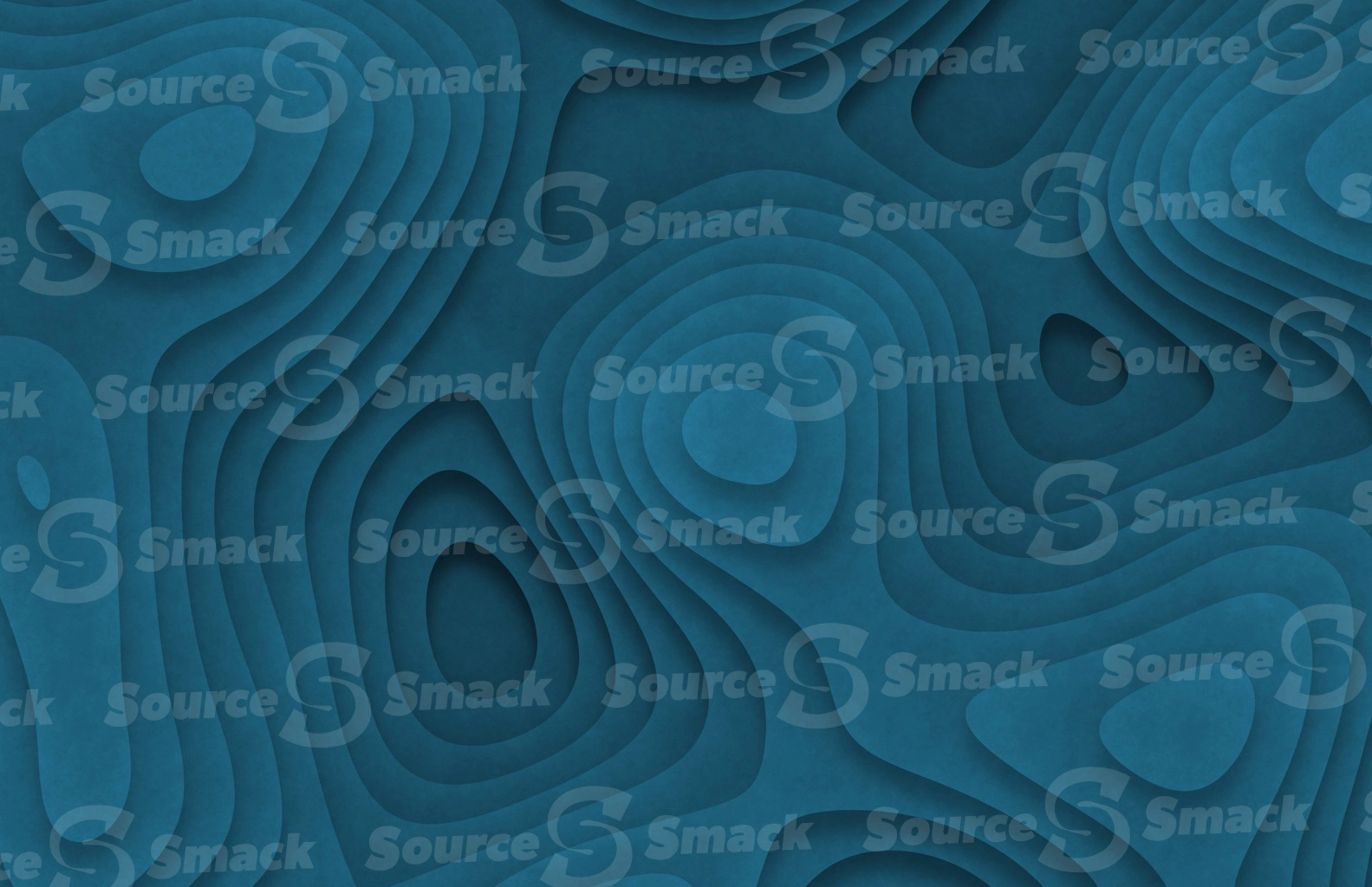 Blue mountain-like aerial view of a relief geometric background