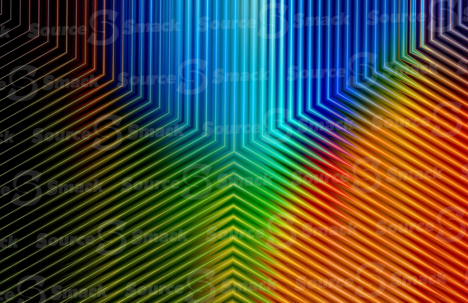 Colorful gradient backgrounds cut geometrically with reflective pattern lines