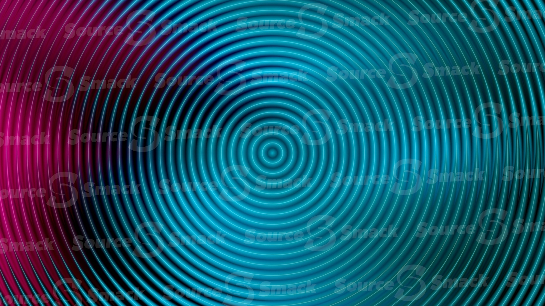 A radial-ringed background of gradient color