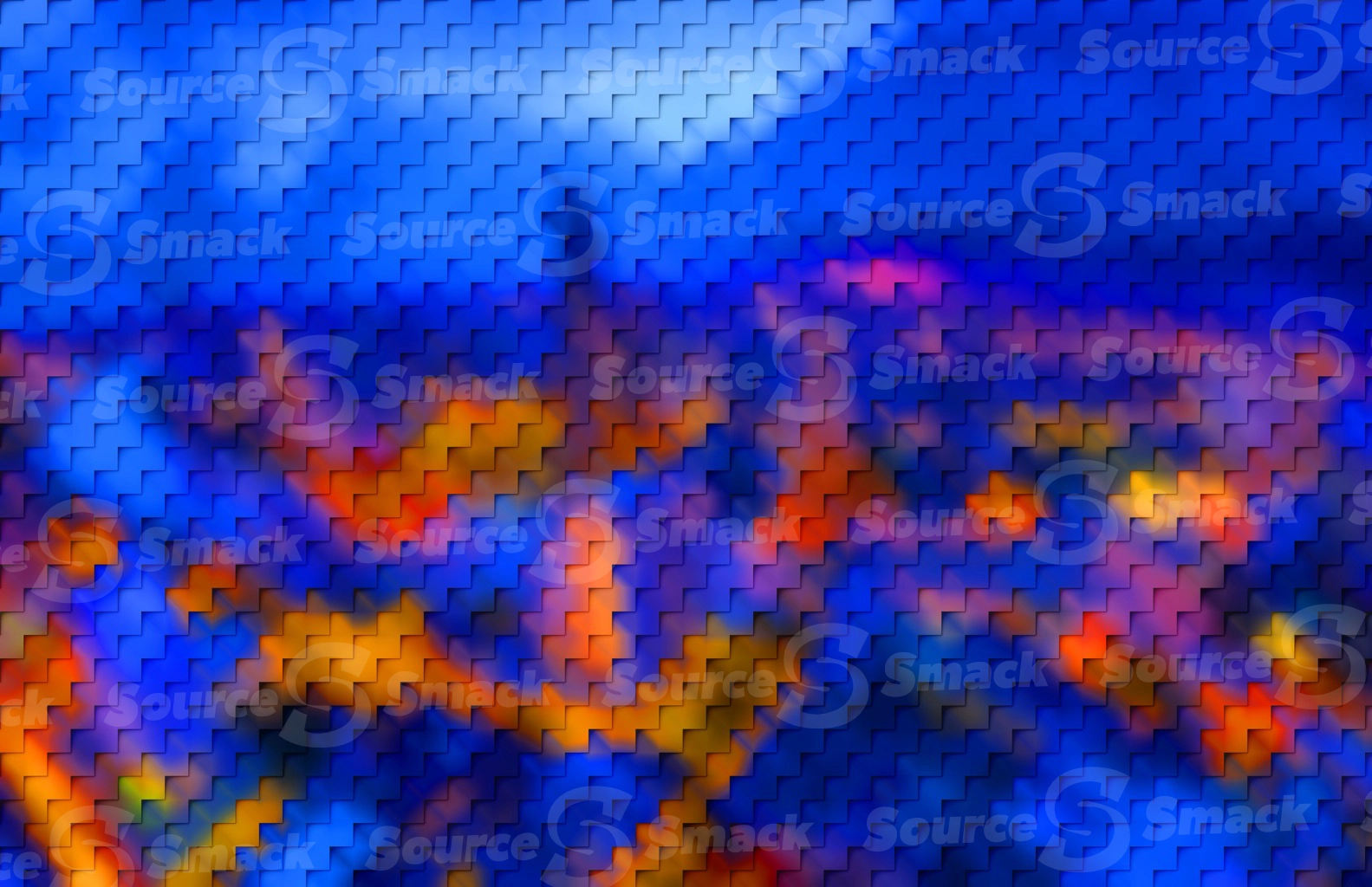 Colorful gradients with a step cut effect