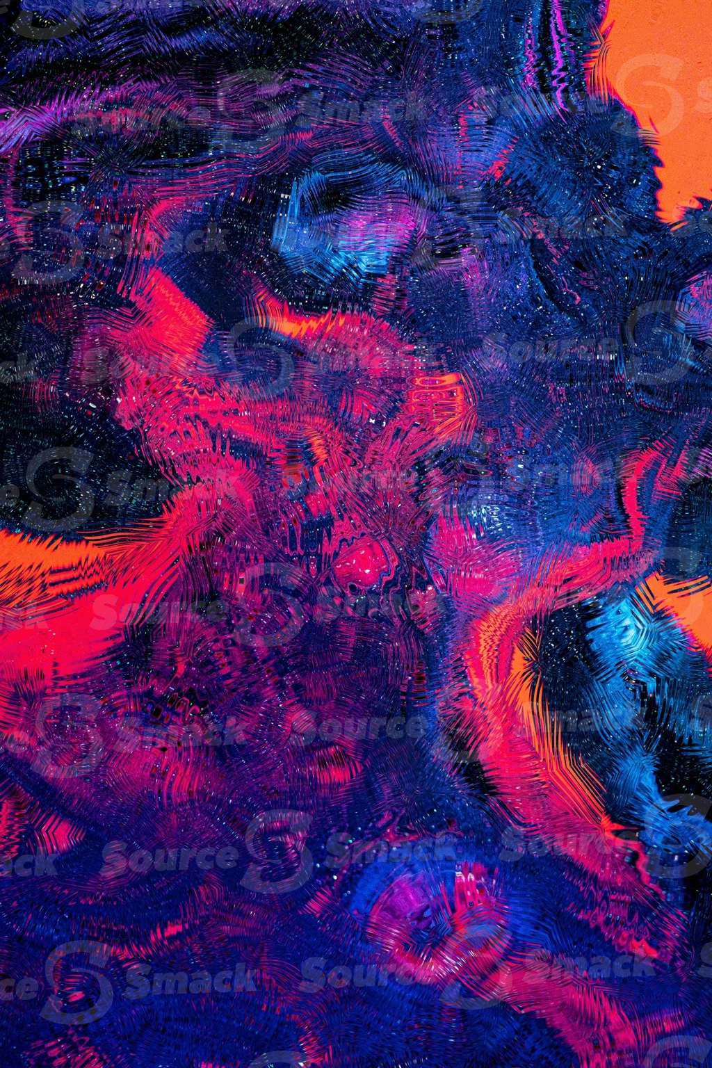 Colorful cosmic purple scratched background