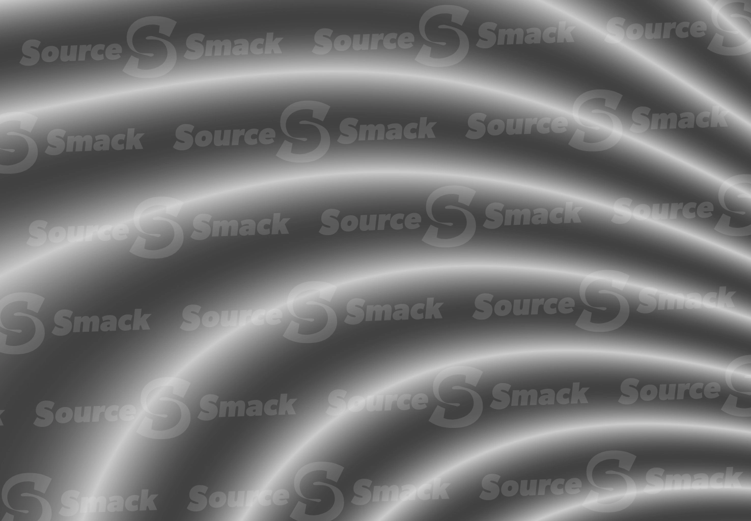 Greyscale abstract moire lines contoured in a smooth assembly