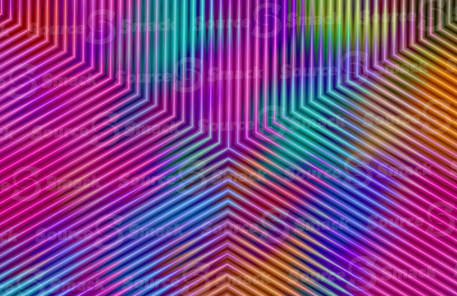 Colorful gradient backgrounds cut geometrically with reflective pattern lines