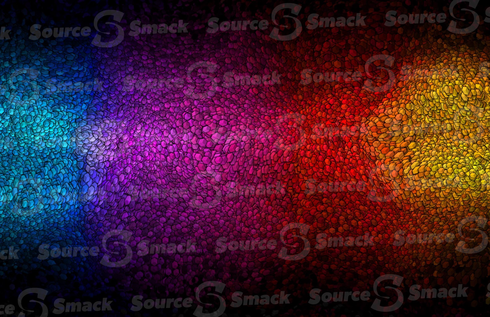Liquid squeezed flow or randomly sized cubes and squares