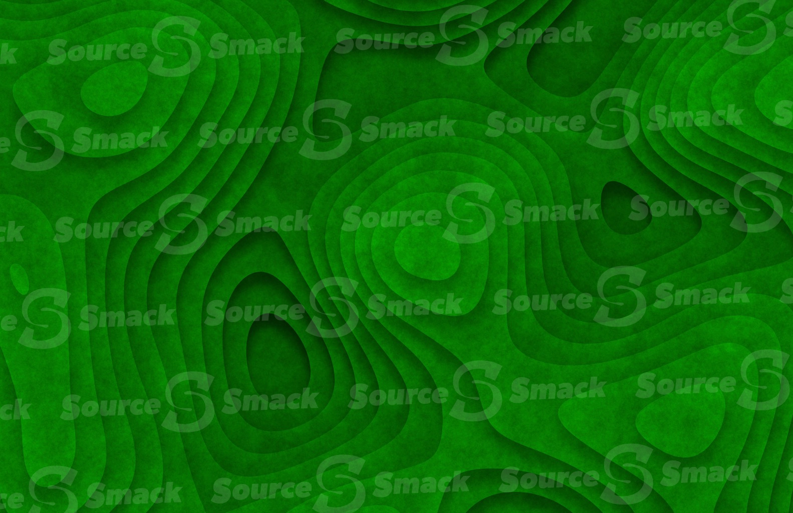 Green mountain-like aerial view of a relief geometric background