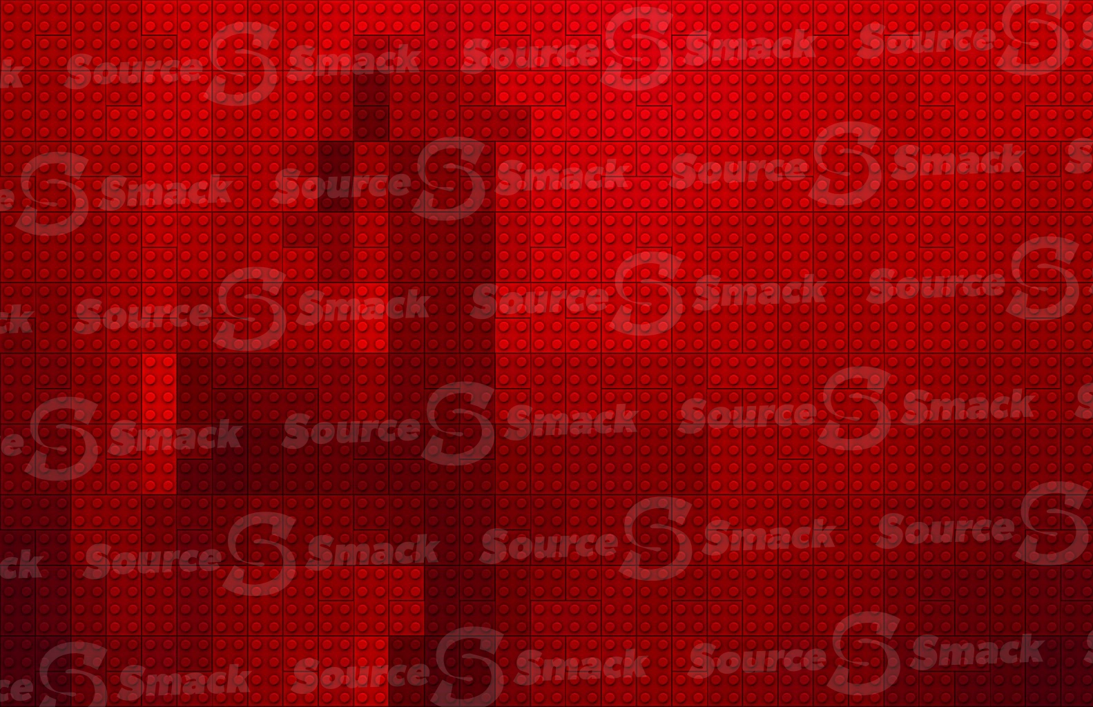 Colored lego patterned canvas