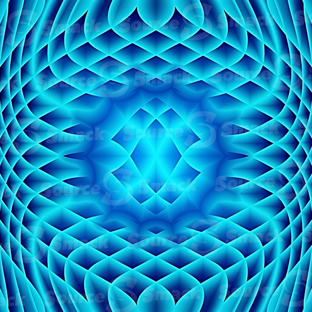 A geometrical intersecting gradual glowing swirl of colors