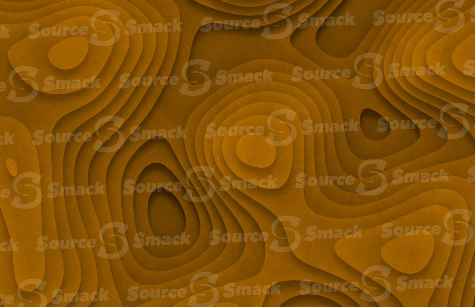 Orange mountain-like aerial view of a relief geometric background