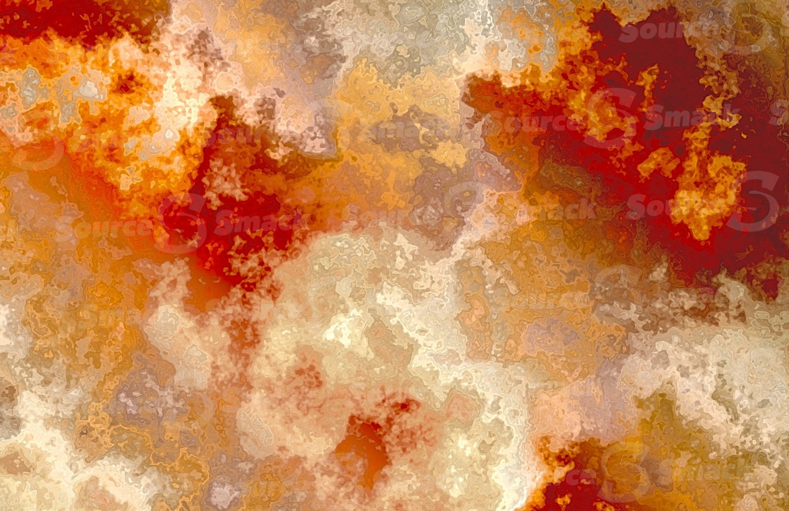 Complex fractal mandelbrot patterned background in brilliant color