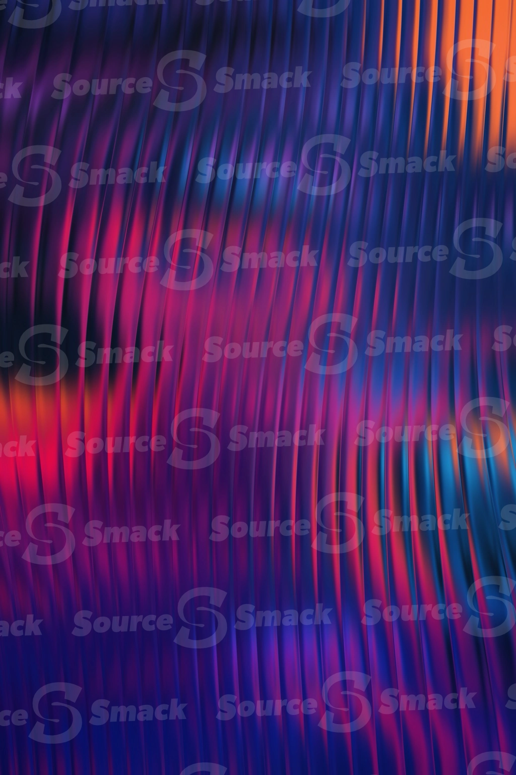 Colorful purple wave refraction background