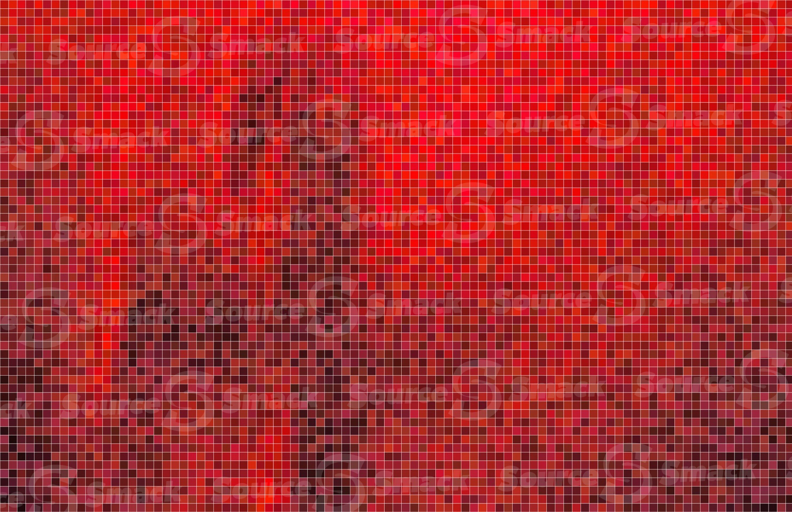 Colorful segmented small grid of patterned squares