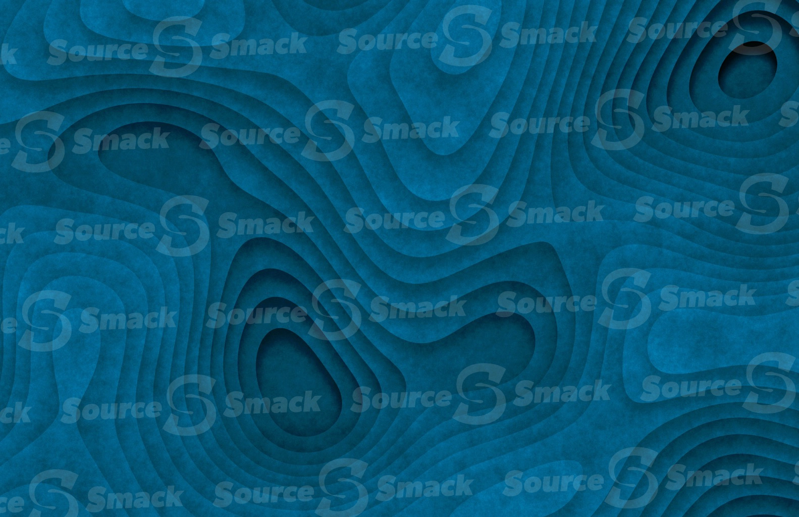 Blue mountain-like aerial view of a relief geometric background