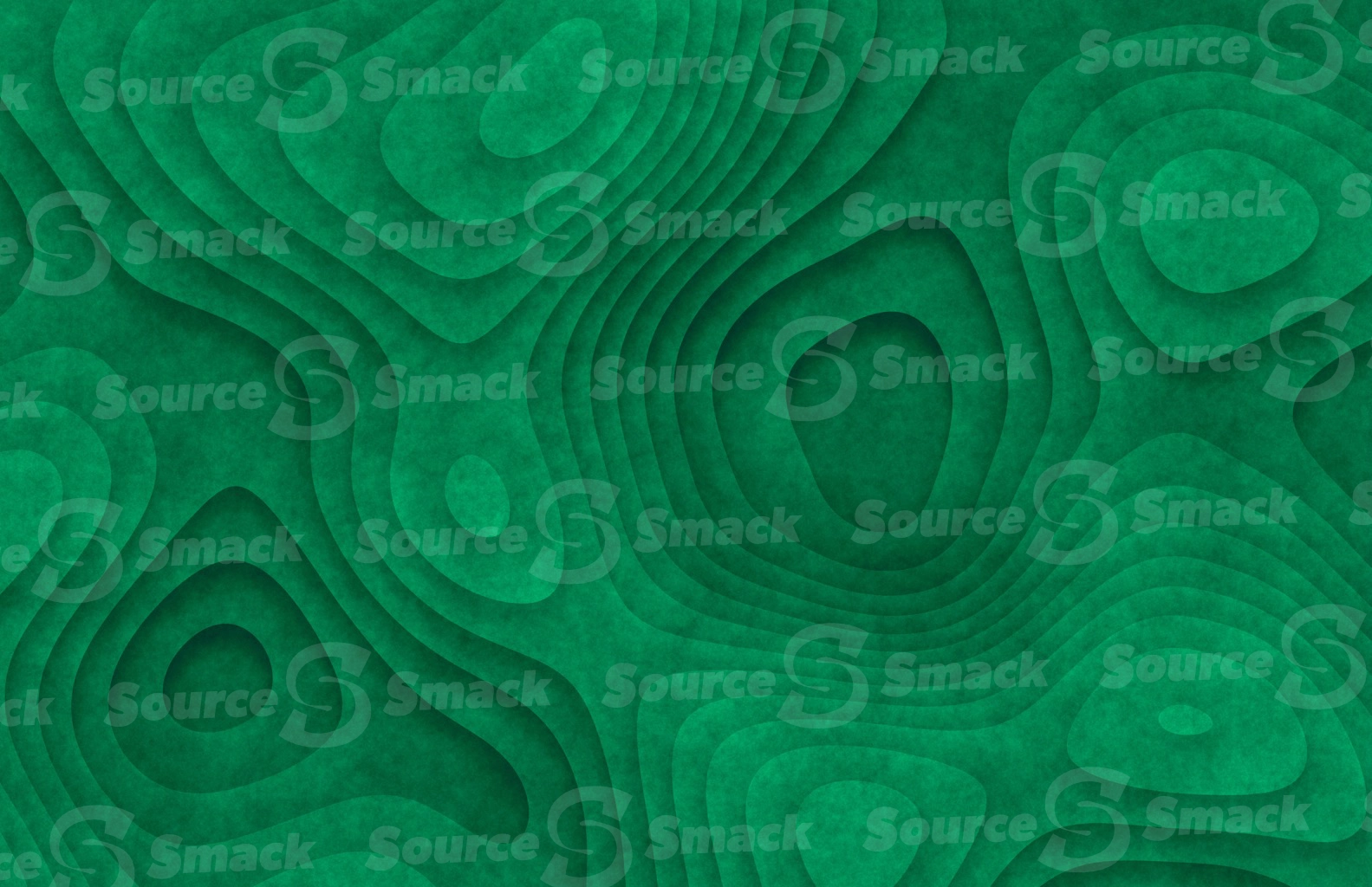 Green mountain-like aerial view of a relief geometric background