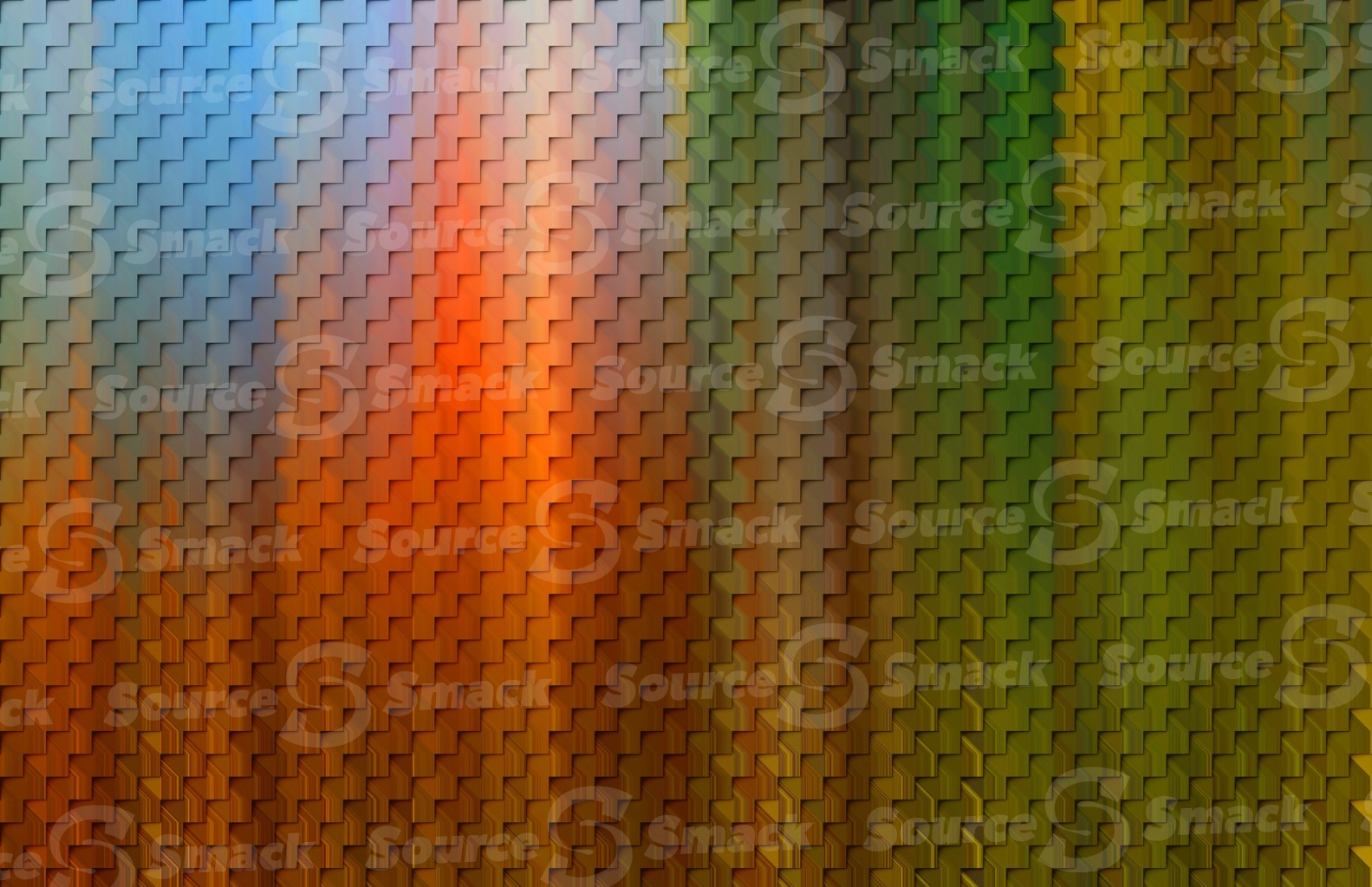 Colorful gradients with a step cut effect