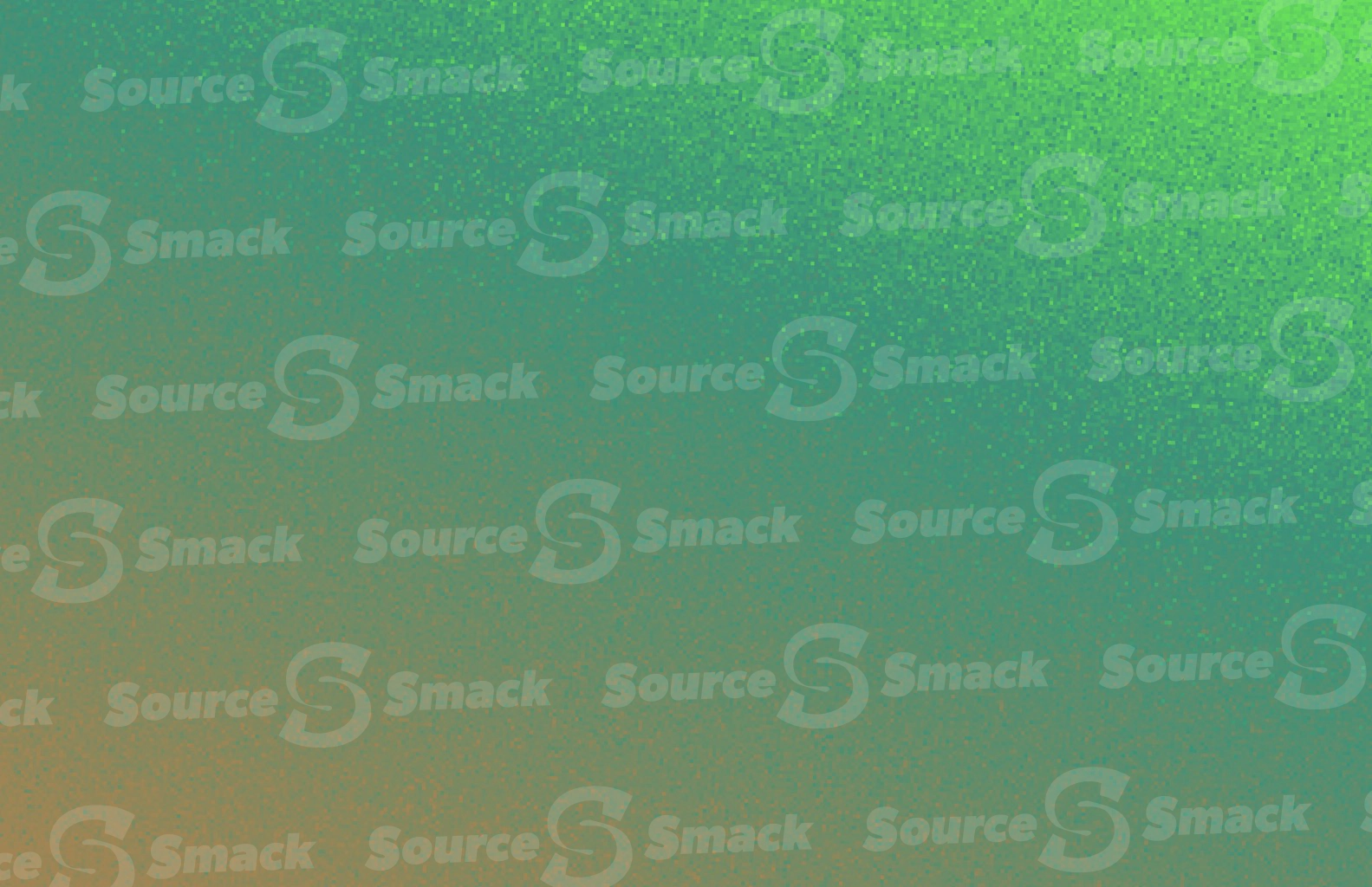Large pixels gradually merged with a gradient colored background