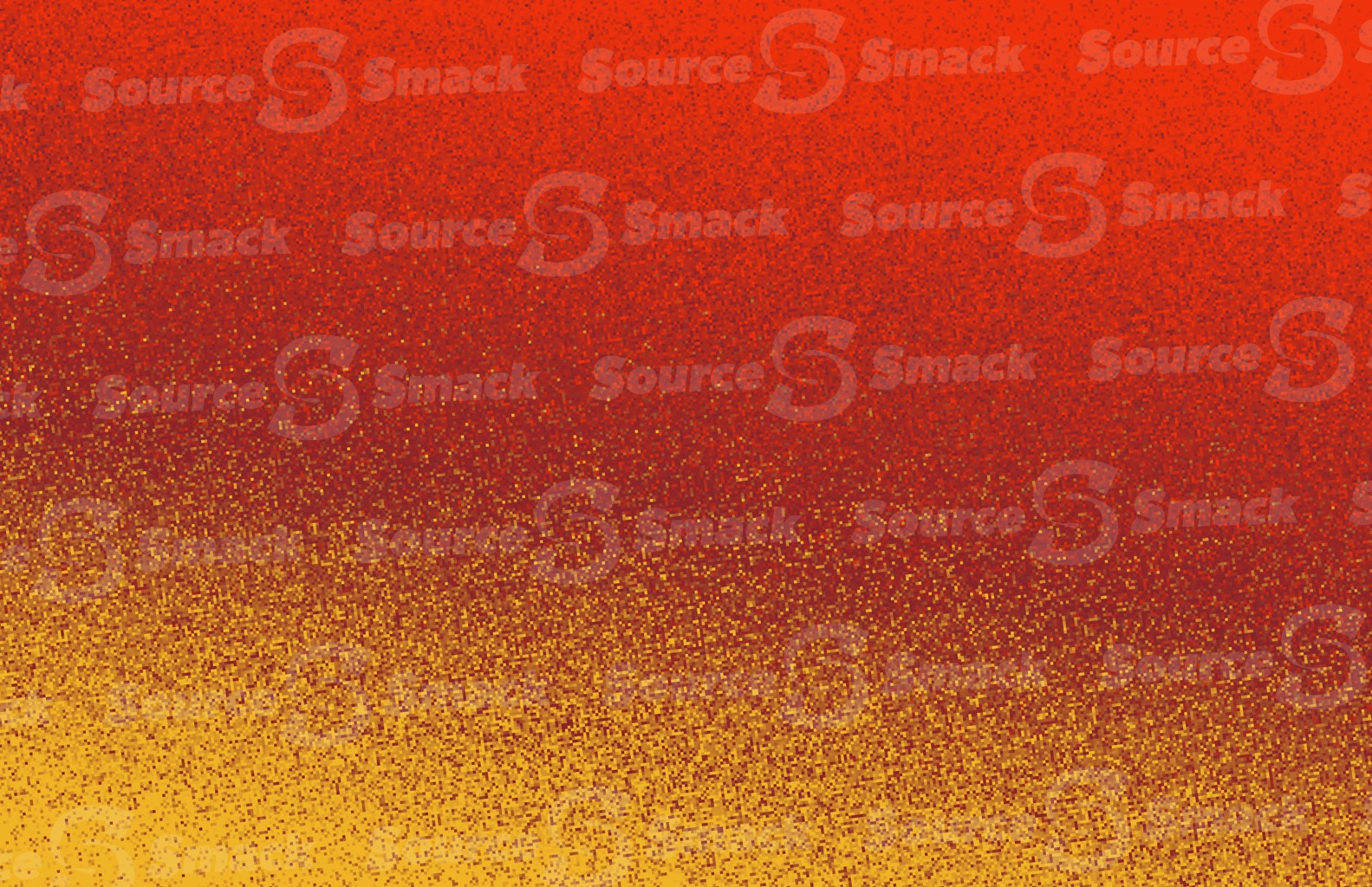 Large pixels gradually merged with a gradient colored background