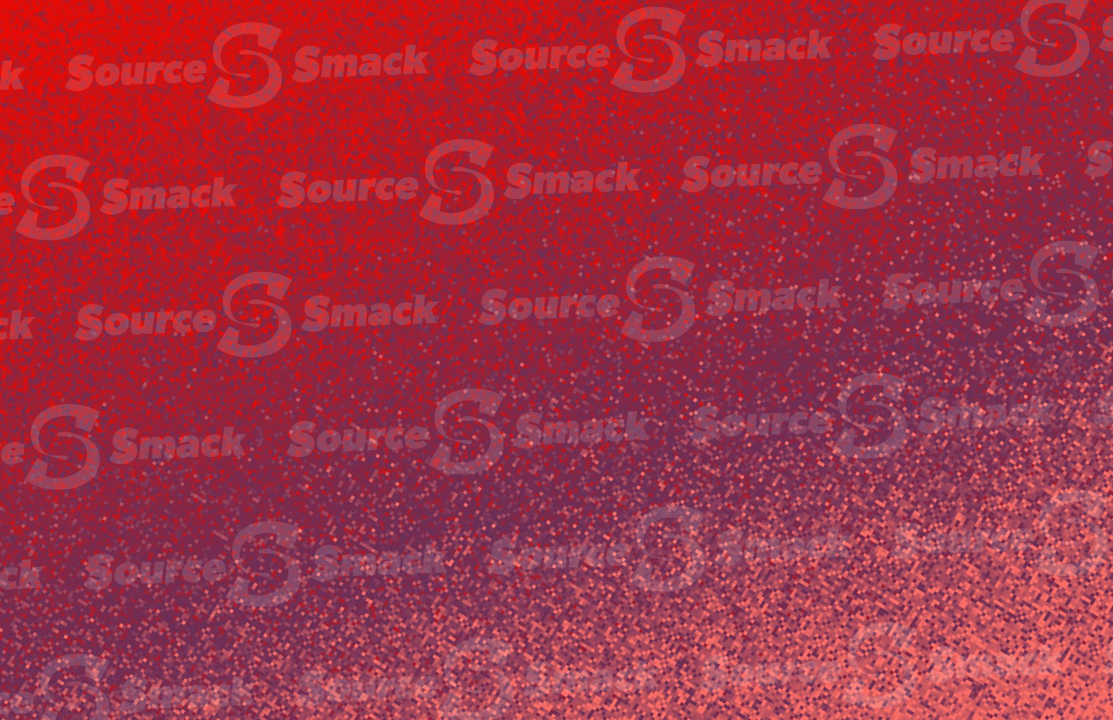Large pixels gradually merged with a gradient colored background
