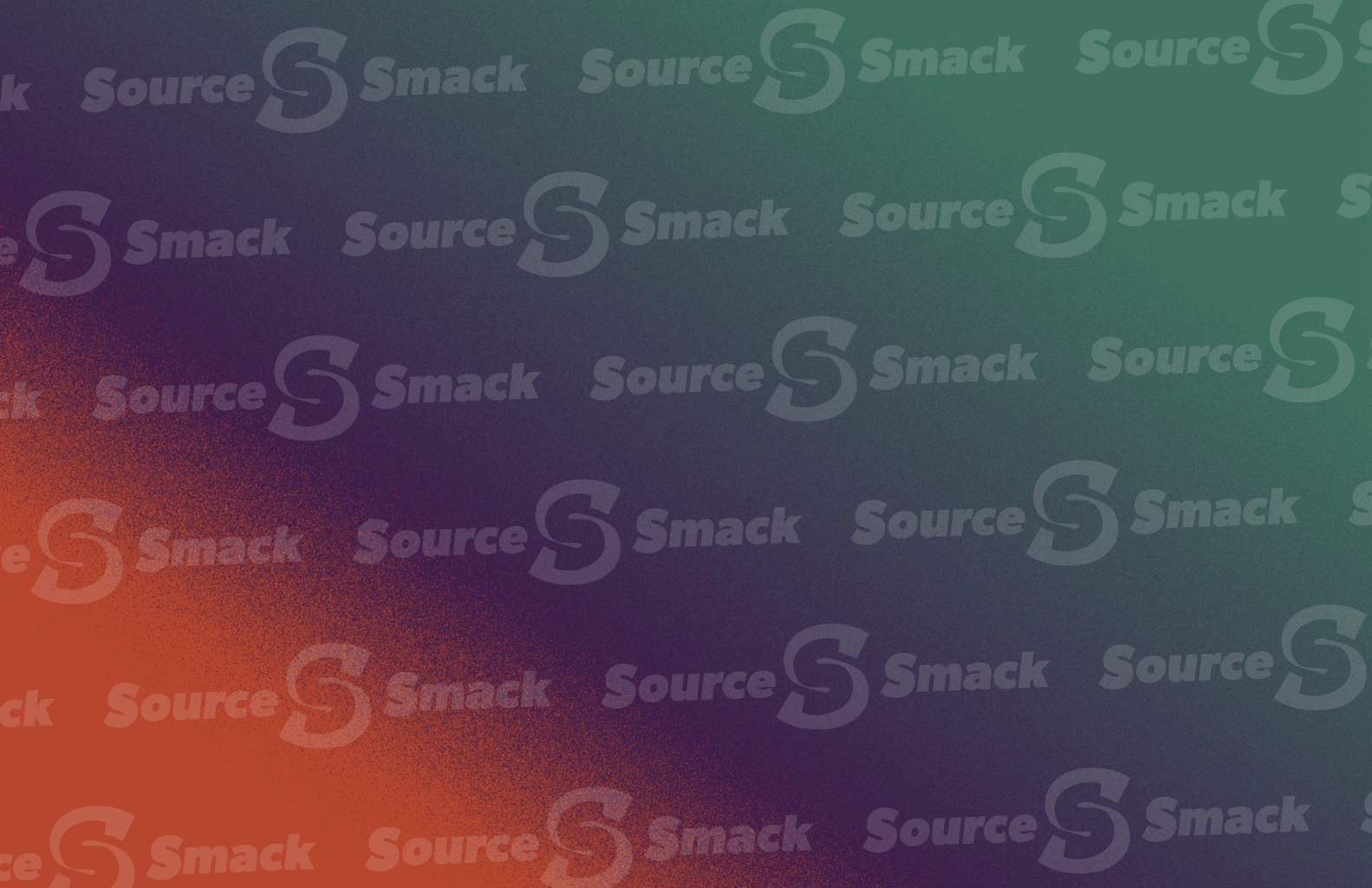 Large pixels gradually merged with a gradient colored background