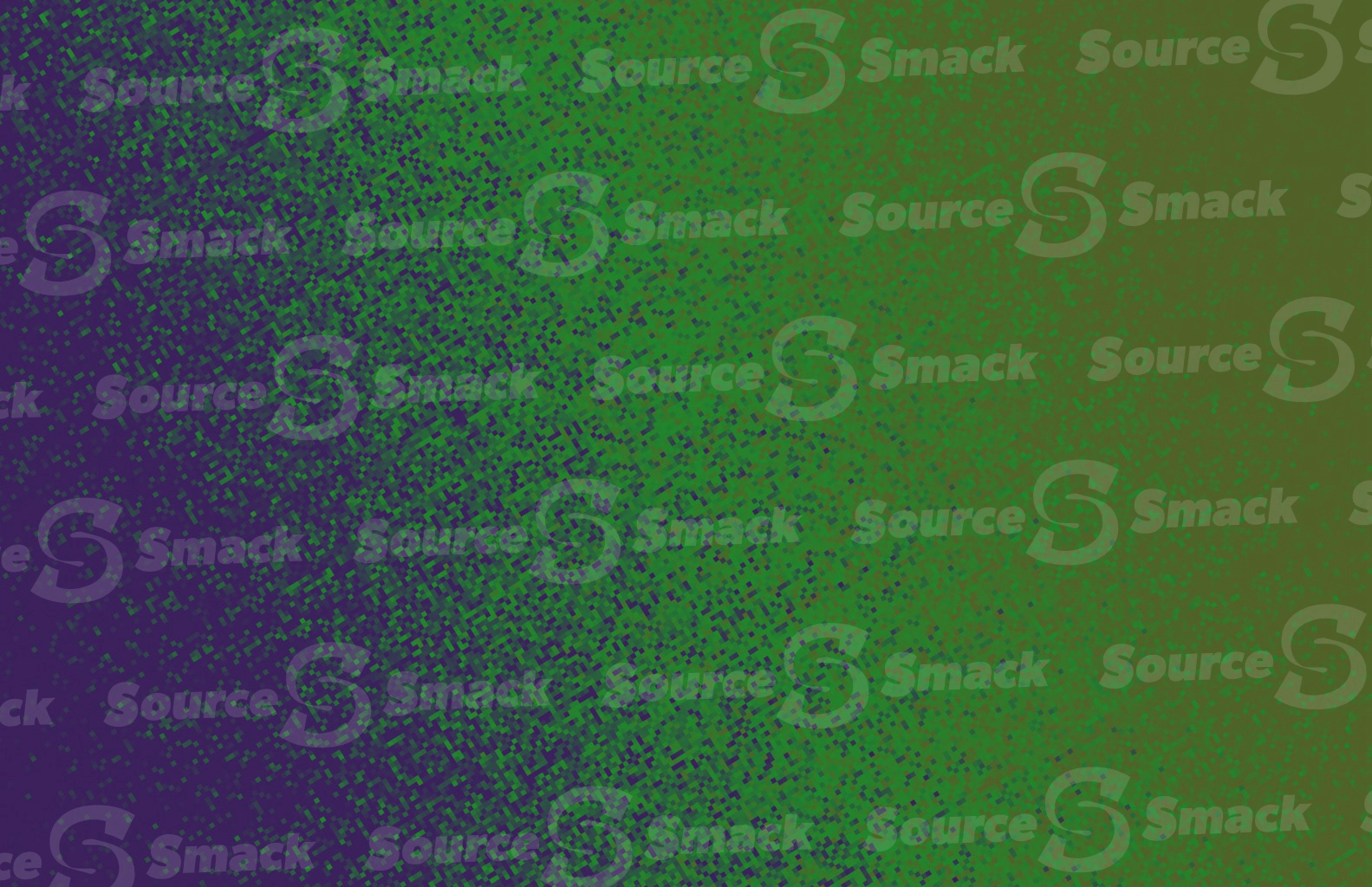 Large pixels gradually merged with a gradient colored background
