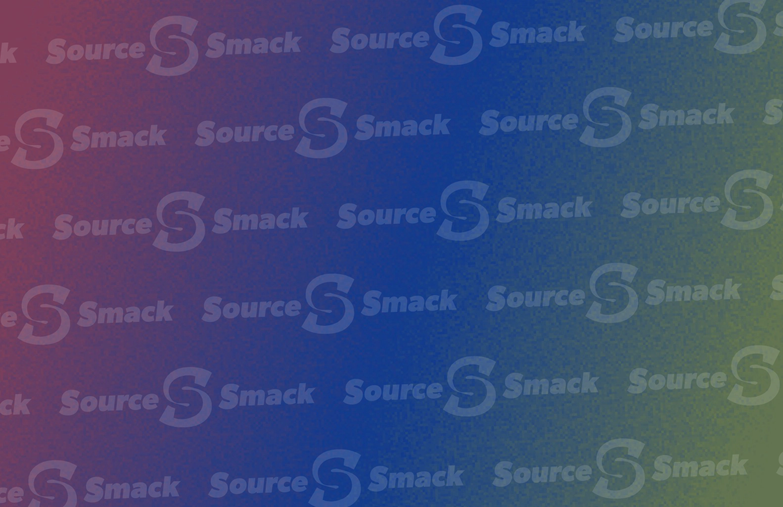 Large pixels gradually merged with a gradient colored background