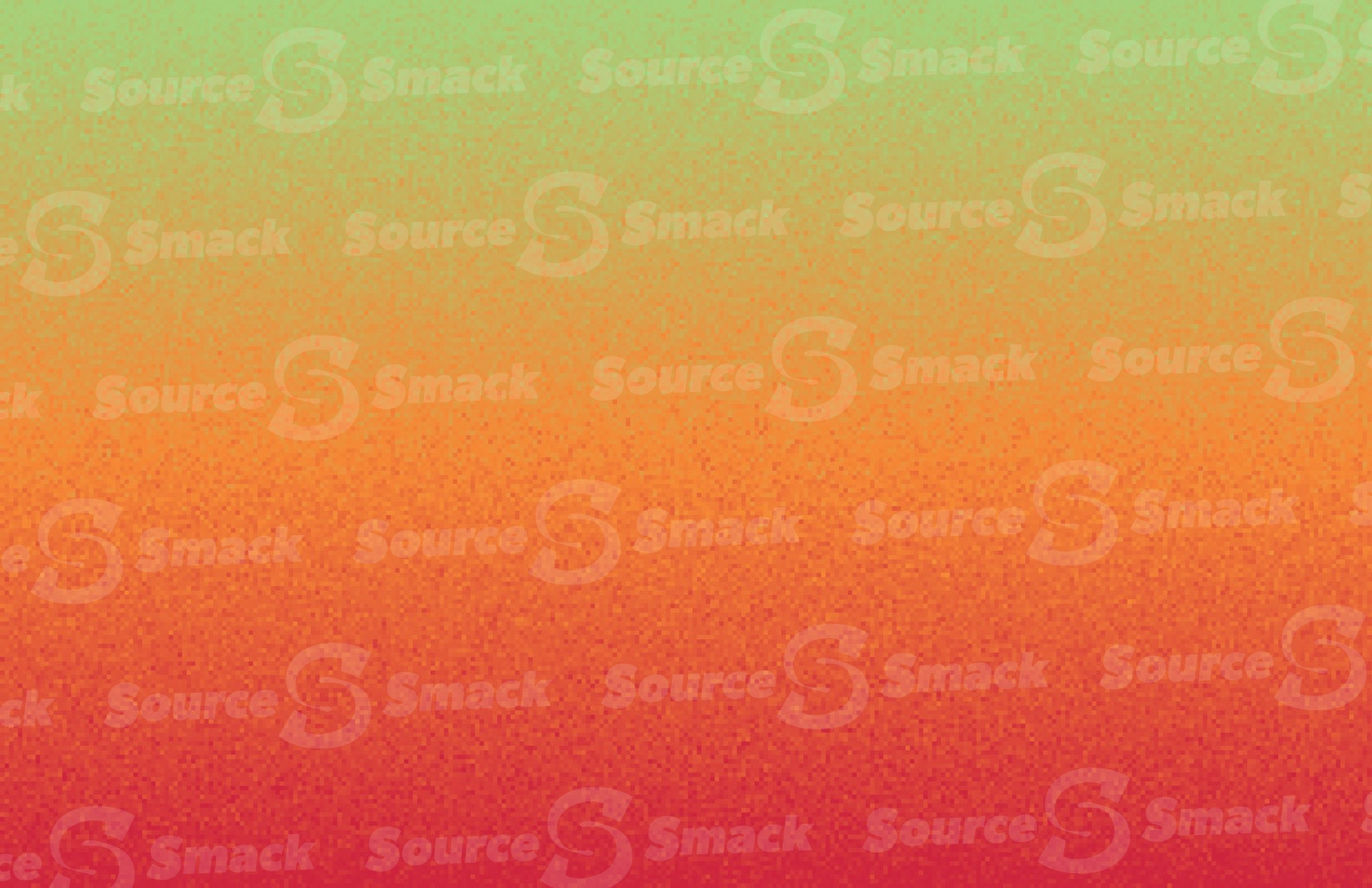 Large pixels gradually merged with a gradient colored background