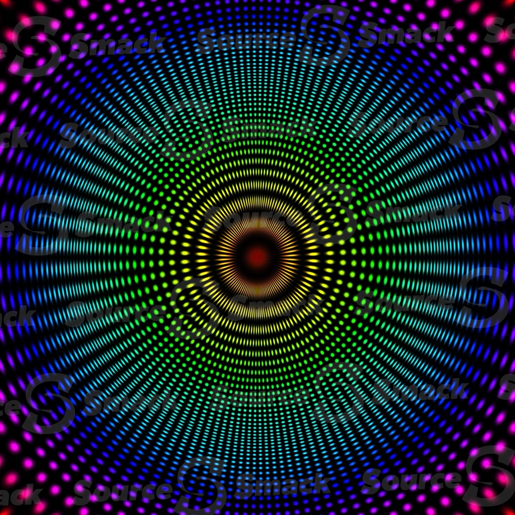 A colorful spiral blast of rainbow energy