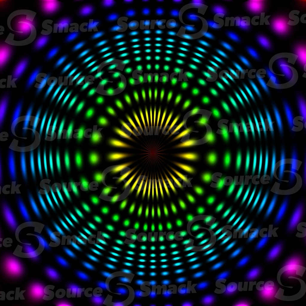 A colorful spiral blast of rainbow energy