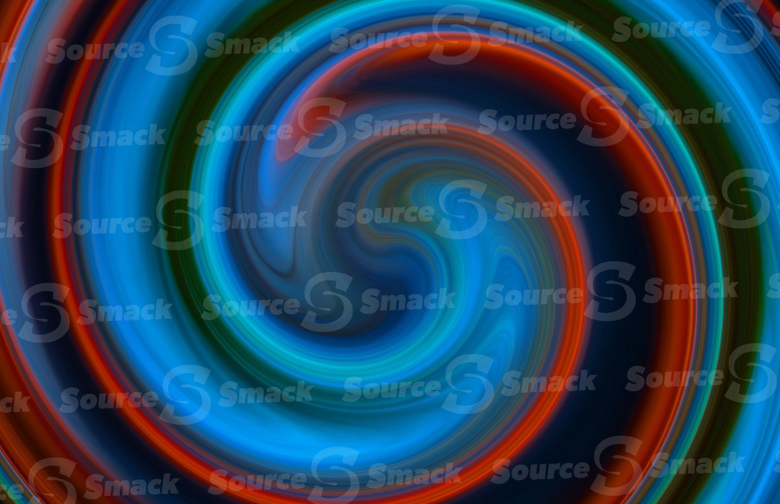 Warm night twirled color background