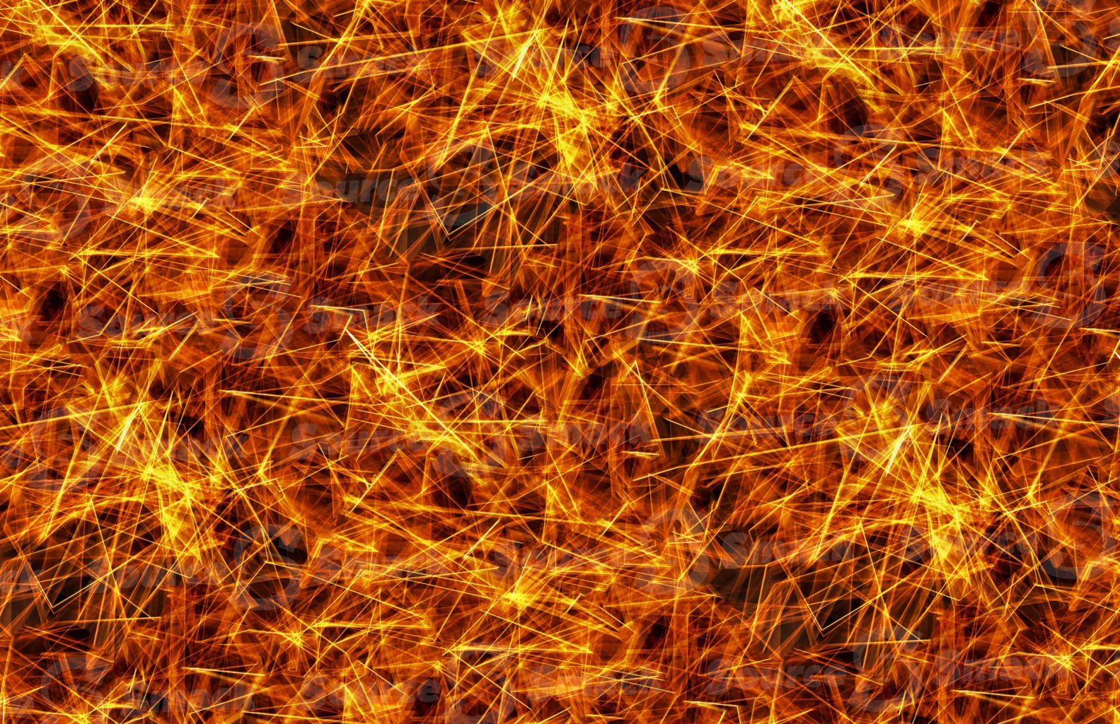 Abstract image of erratic fired electric lights