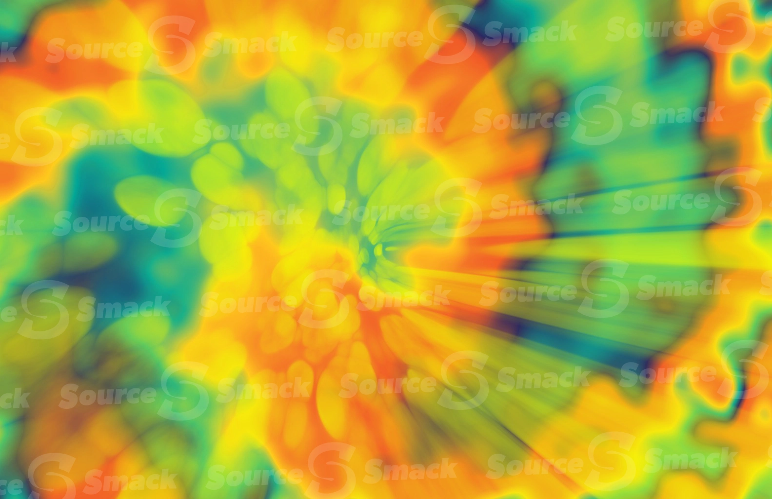 Spin back into the 60's with the splash of peace and color