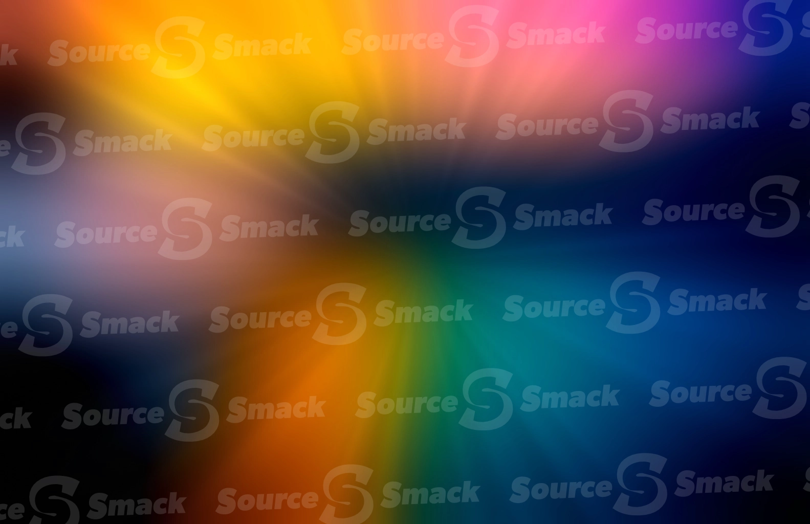 A soft glowy spectrum of color bursting