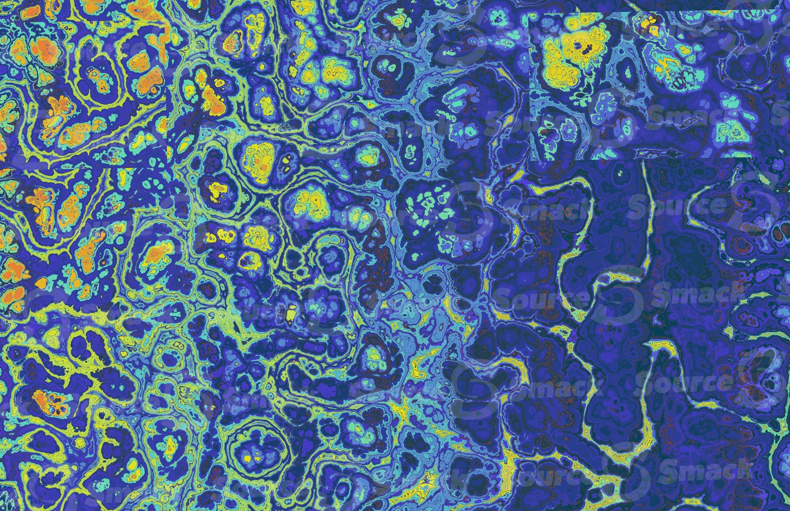 Stretched out marble effect of color background