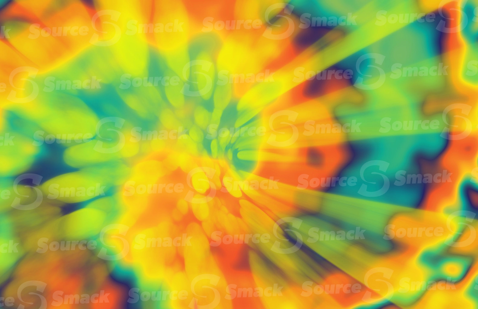 Spin back into the 60's with the splash of peace and color