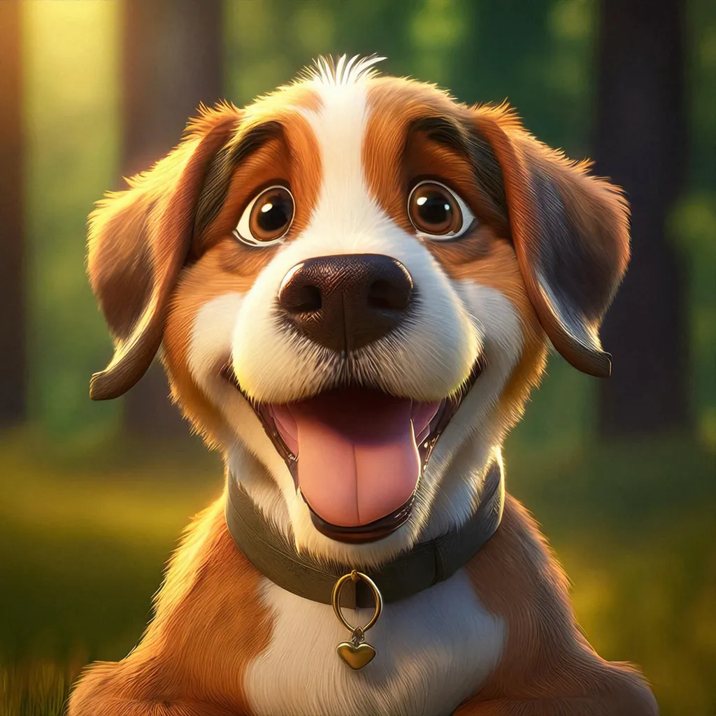 A happy dog