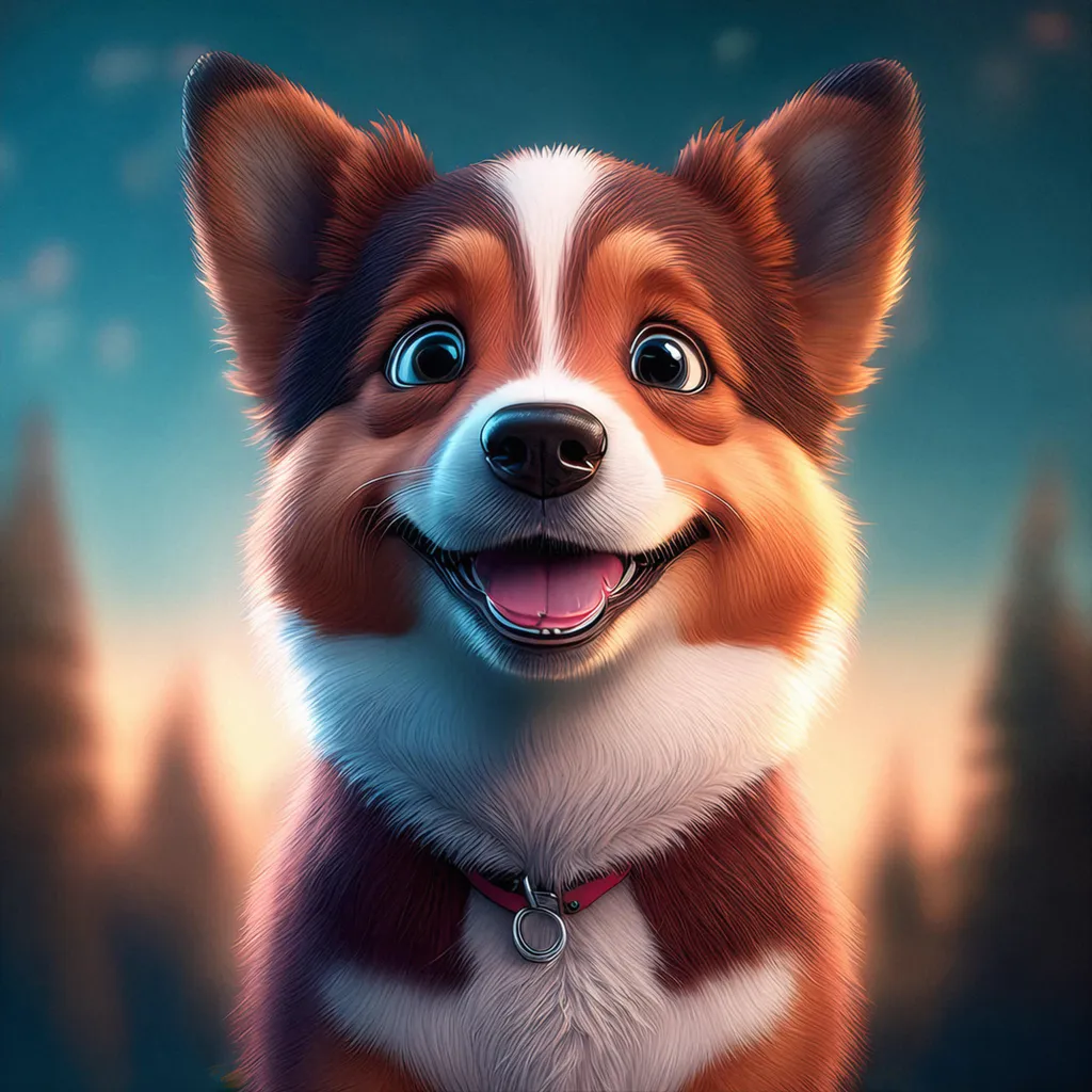 A happy dog