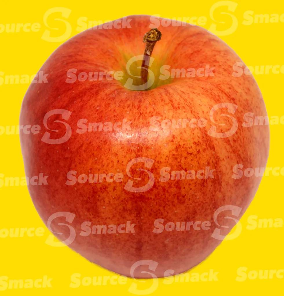 A pink lady apple clipped as a transparent image