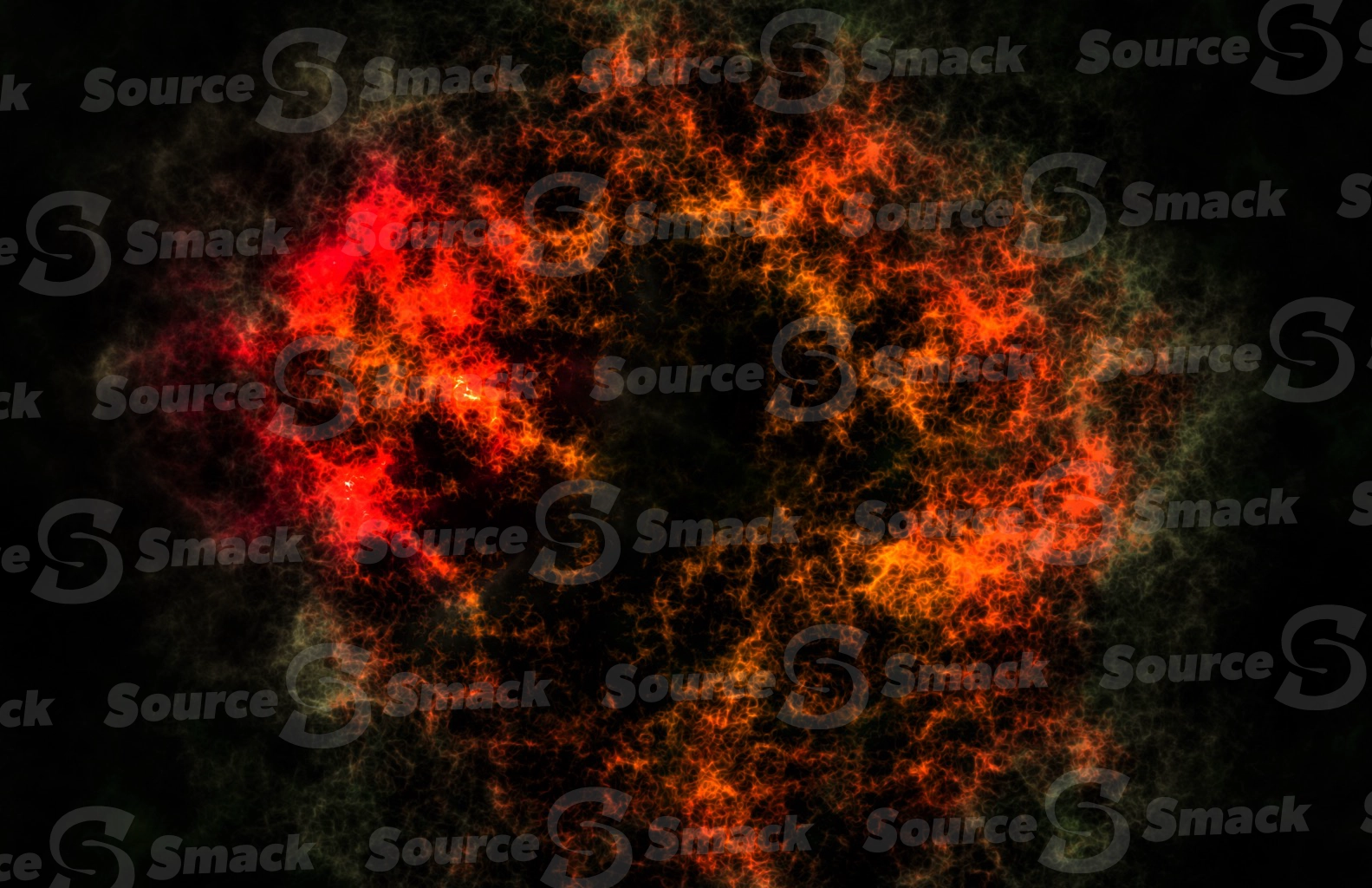 A colorful space nebula