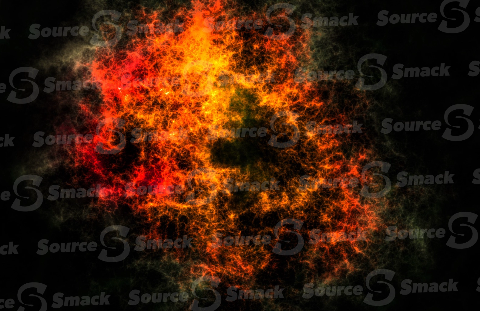 A colorful space nebula