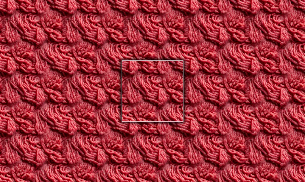 A seamless texture of raw ground beef
