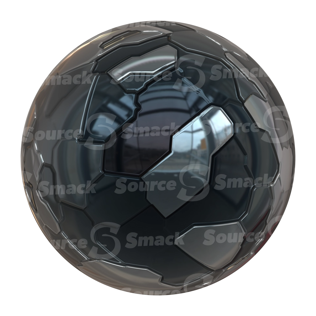 Plastic Metal Colored Metal Orb On A Transparent Background