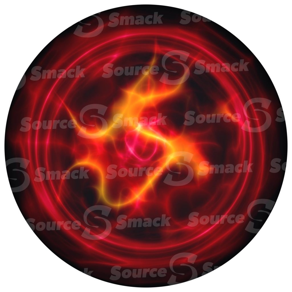 Multi Colored 3D Rendered Plasma Ball On A Transparent Background