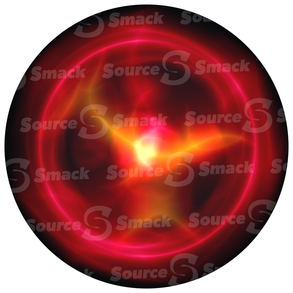 Multi Colored 3D Rendered Plasma Ball On A Transparent Background