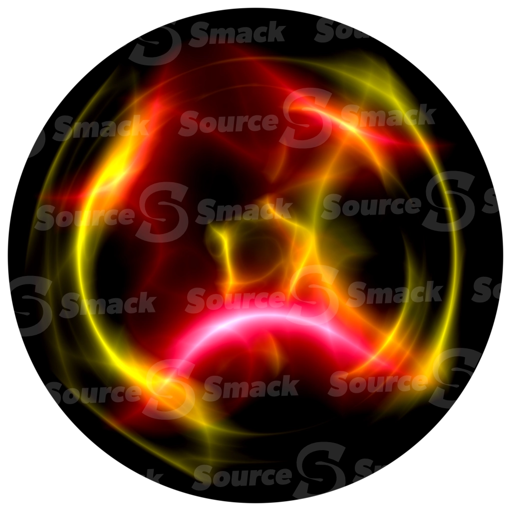 Multi Colored 3D Rendered Plasma Ball On A Transparent Background