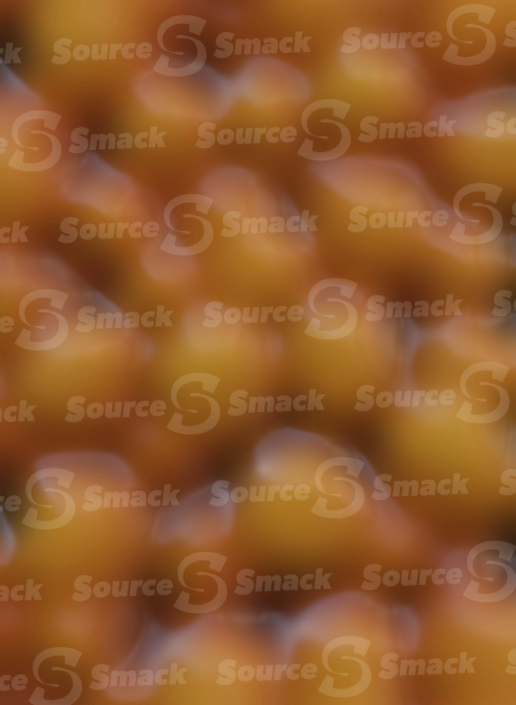 Orange jelly bubbles