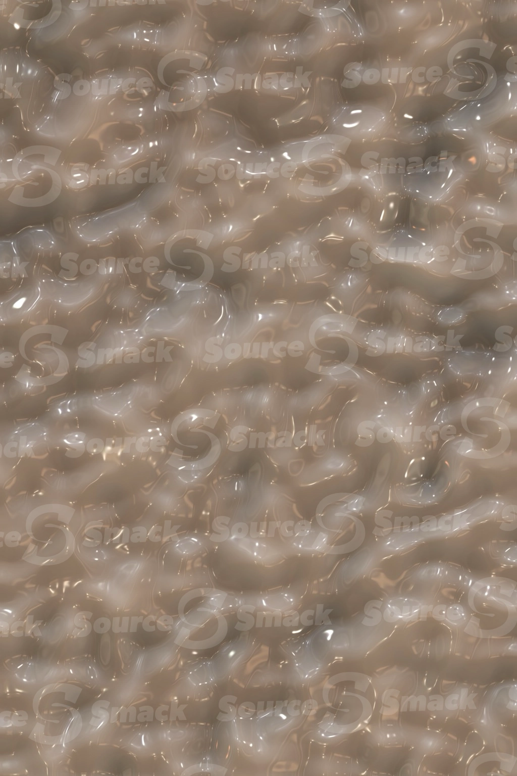 Spoiled milk bumpy surface