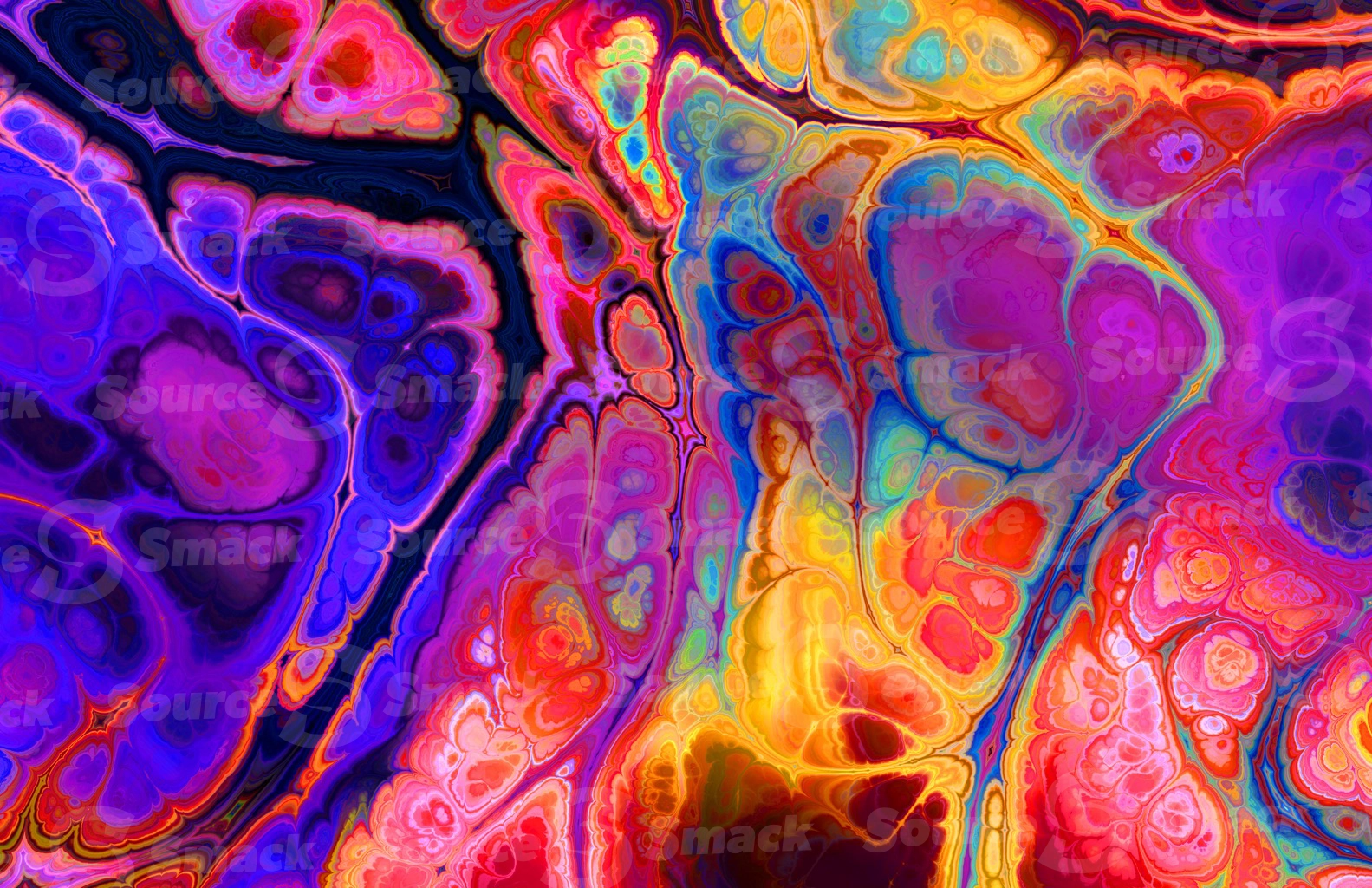 Beautiful mathematical fractal mandelbrot designed background